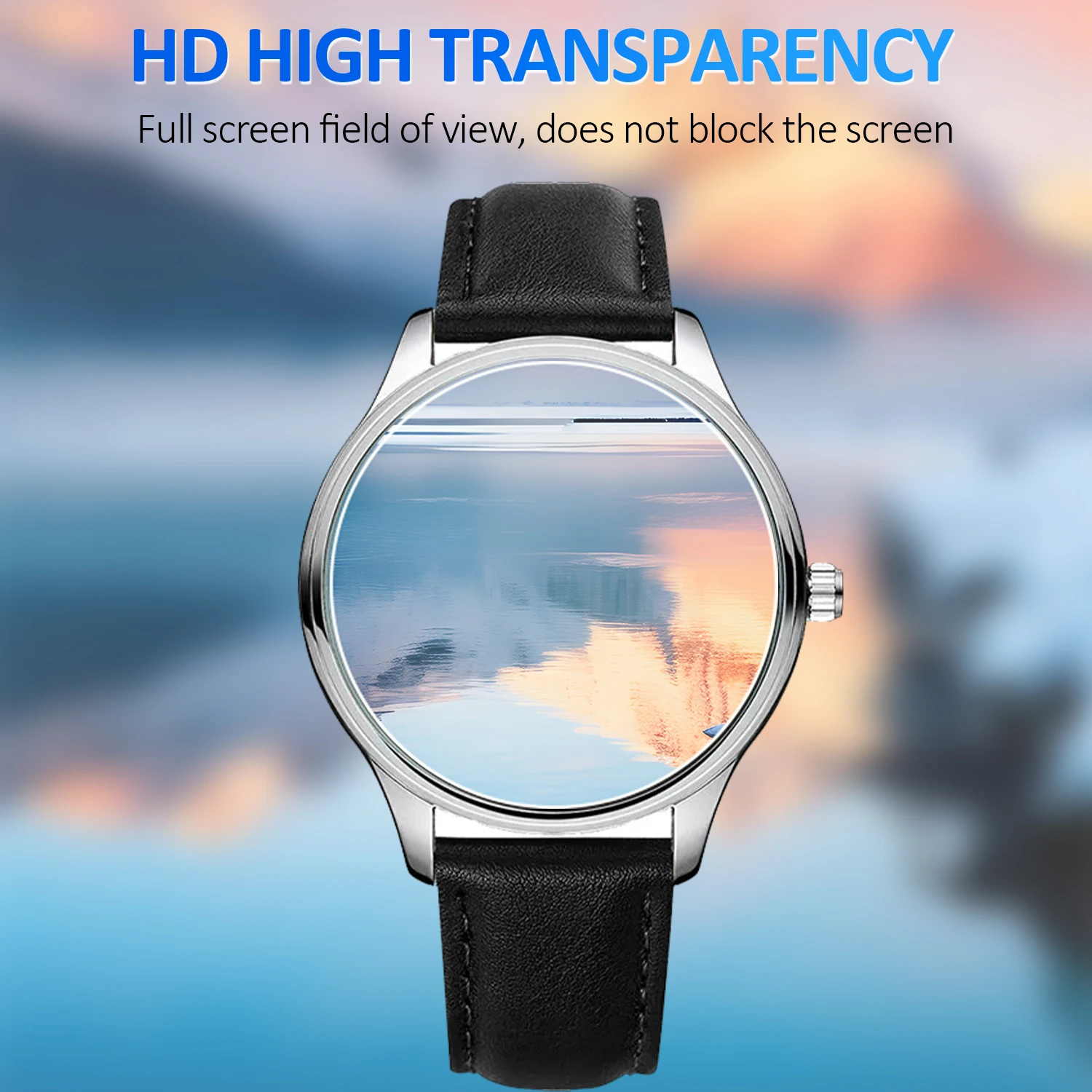 3PCS Hydrogel-Film-Uhren-Displayschutzfolie, wasserdicht, hohe Bildschirmsensitivität, ClearFilm 29/30/31/32/33/34/35/36/37/38/39/40 mm – Detail 1