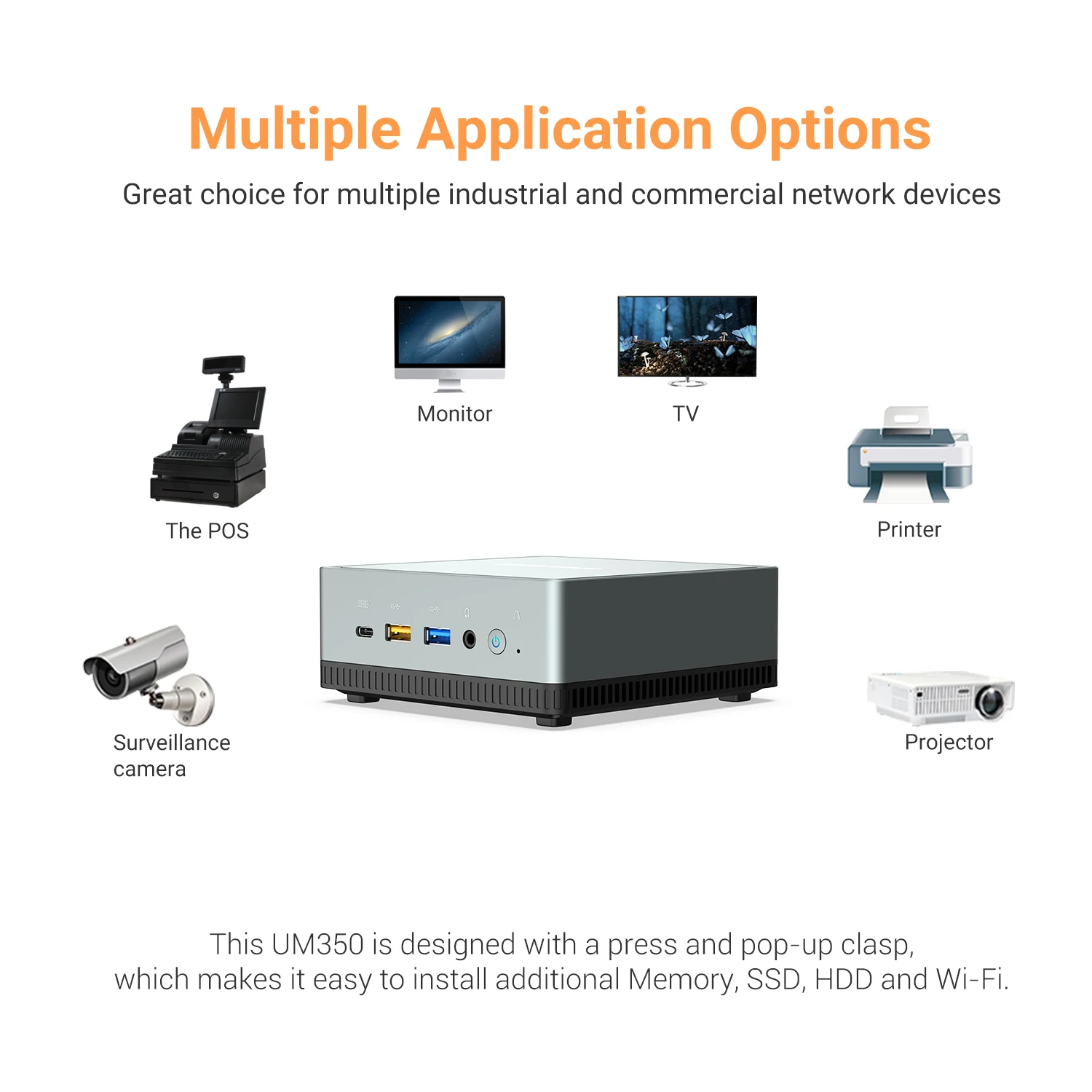 MINISFORUM UM350 Ryzen5 3550H 4 núcleos melhor mini pc para jogos