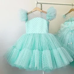 Girls Party Dress for 3-10Y Kids 2024 Children Clothes Ball Gown Birthday Prom Wedding for Elegant Princess Dress for Christmas