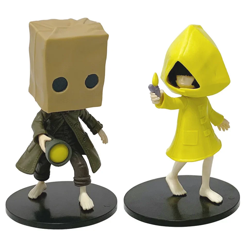 Hot Game GK Little Nightmares Anime Figurine Six Figure Mono Action Figure Anime Game PVC Action Figure Collectible Model Doll
