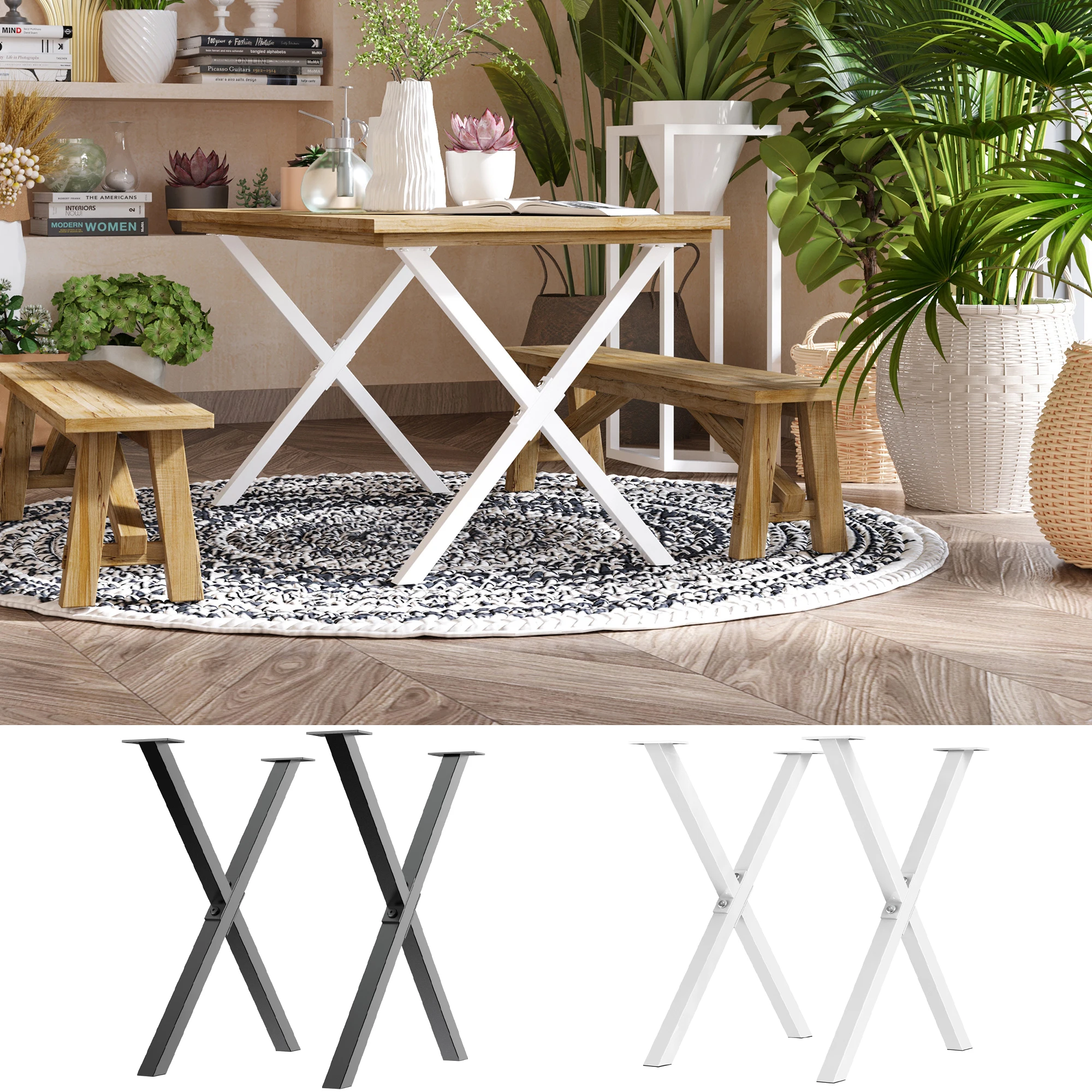 Legs de Mesa Industriales 40x43 cm: La Solución Definitiva para Mesas Personalizadas con Estilo y Resistencia