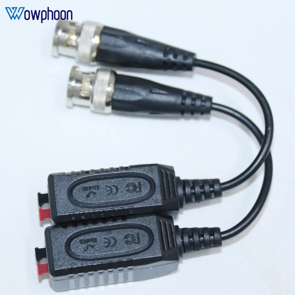 HD Video Balun Passive Transmission, Twisted Pair Transmitter, CCTV Cable for AHD, CVI, TVI Video Signal, 5MP 10 Pairs customizd