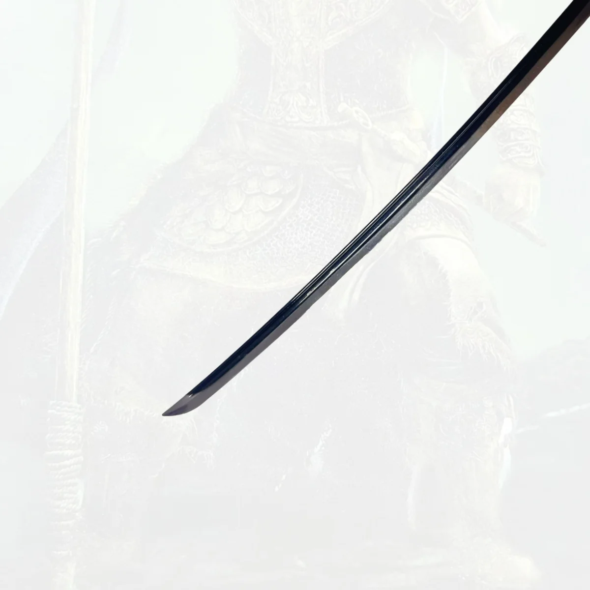 Espada de metal katana de 9.8 polegadas, sabre samurai original, faca ninja zoro japonês katana sabre, acessórios de cosplay, brinquedo adereço
