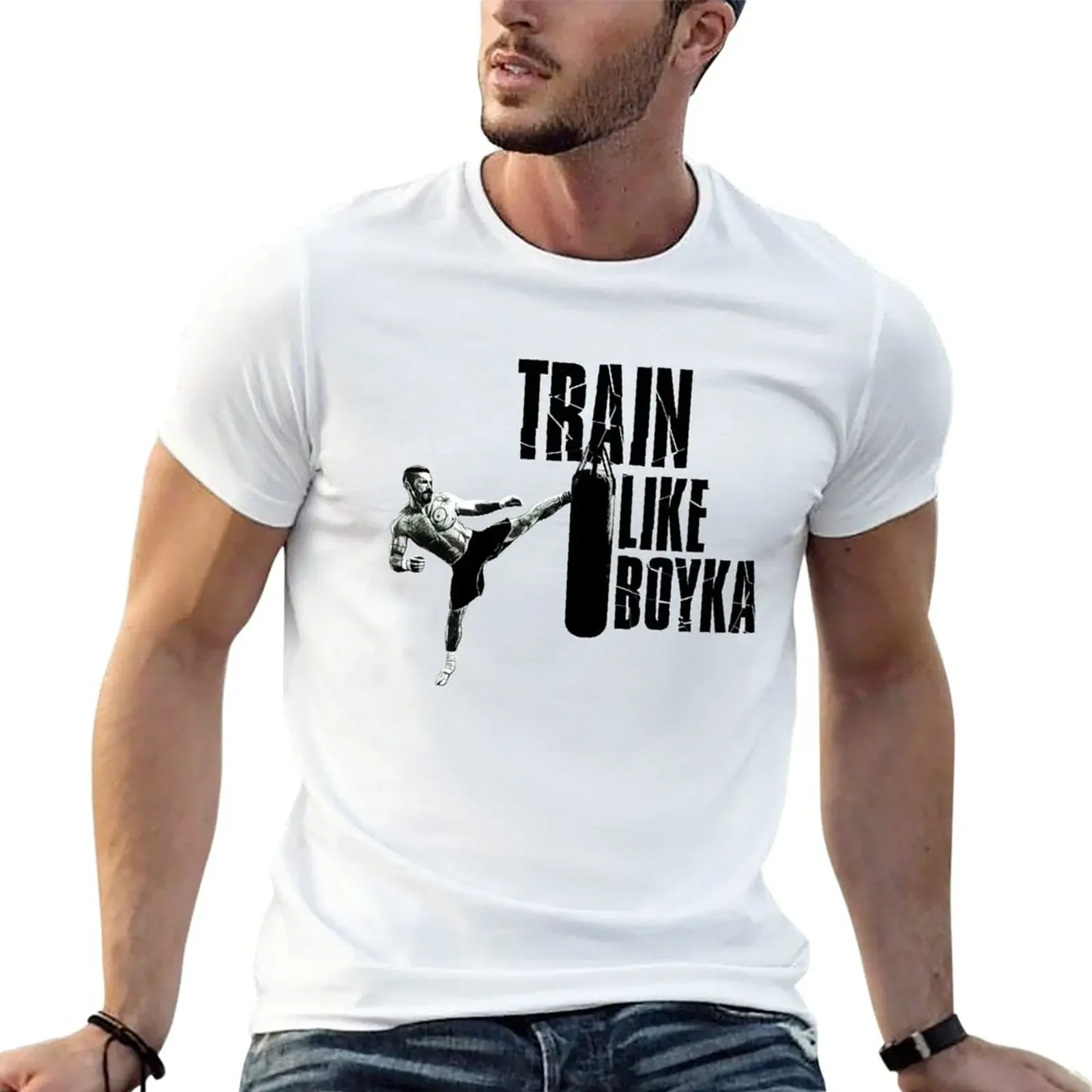 

Train like Boyka T-Shirt animal prinfor boys summer tops boys whites fruit of the loom mens t shirts