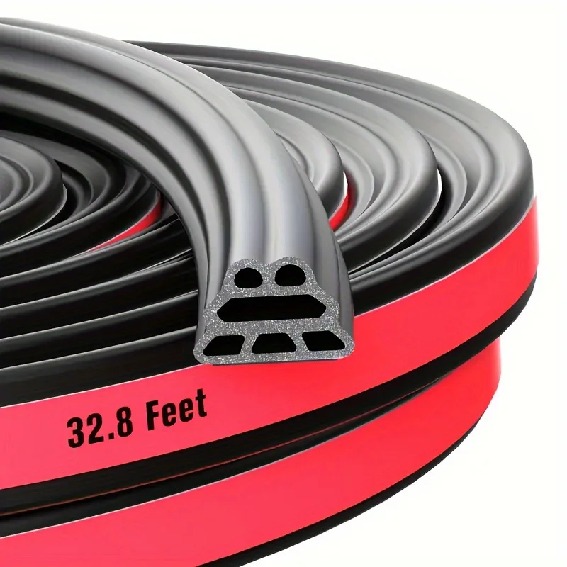 

Car Seal Soundproofing Strip Thicken Rubber Car Door Seal Strip Universal Car Accessories 10m Car Window Weatherstrip Waterproof