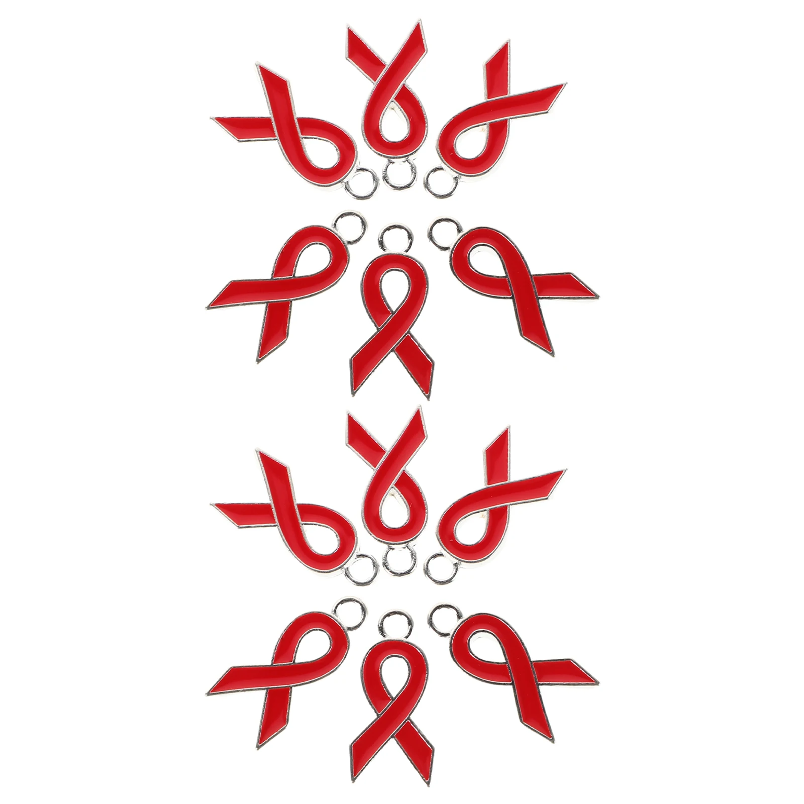 20 Pcs Orange Color Ribbon DIY Pendant Jewelry Making Accessories Women Birthday Accessory