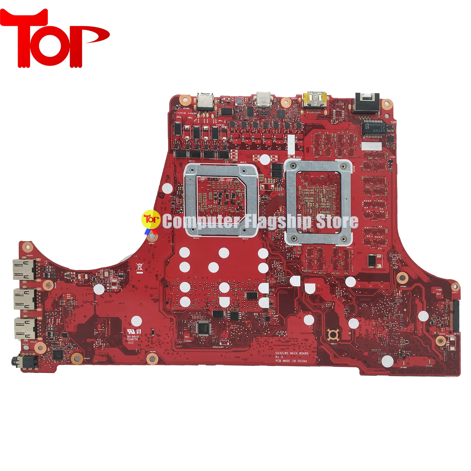 Imagem -05 - Placa-mãe Kefu-laptop para Asus G532lws G712lv G712lv Mainboard w I710750h Gtx1660ti Rtx2060 Rtx2070