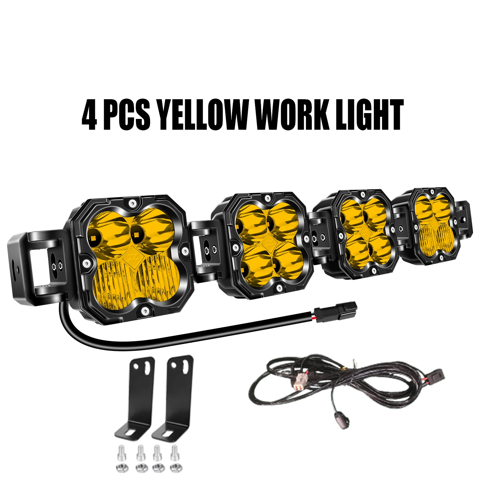 Variant: 4 x 30W Yellow Light