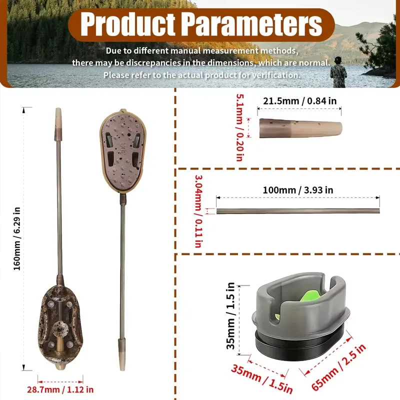 مغذيات سمك الشبوط سريعة التغيير: 5 أوزان مضادة للتشابك (20 جرام، 30 جرام، 40 جرام، 50 جرام، 60 جرام) لصيد الأسماك طويل المدى