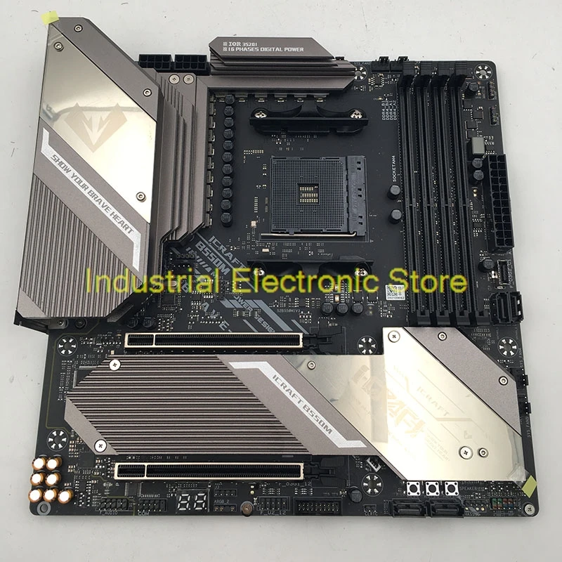 Supports Ruilong AM4 Desktop Computer Board MS-iCraft B550M
