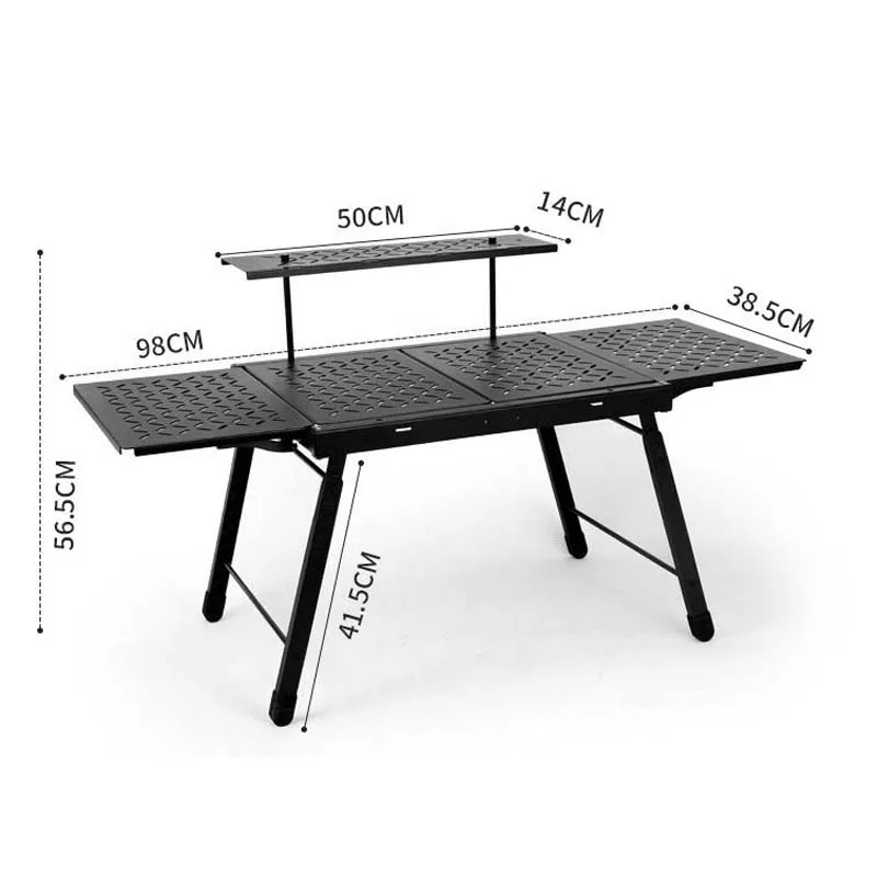 

Outdoor IGT Table Lightweight Aluminium Portable Folding Camping Table Multifunctional Expansion Camping Equipment