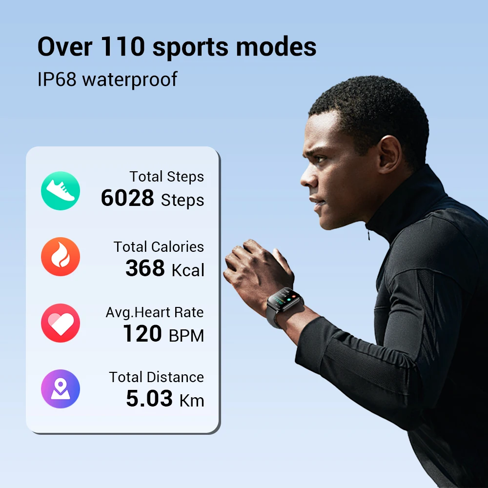 2025 Blackview R30 Max ساعة ذكية مع مصباح يدوي 1.91 بوصة TFT شاشة مراقبة الصحة بلوتوث دعوة الساعات للرجال النساء الهدايا