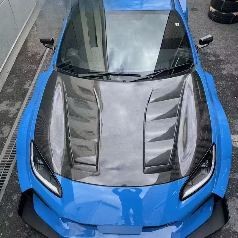 

For Toyota GR86 Subaru BRZ Cover Carbon Fiber Front Hood Modified Headcover Auto Parts