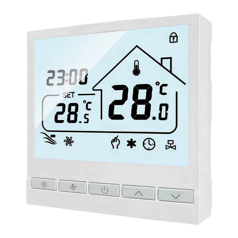 Thermostat with WiFi Function for Central Air Conditioning and Underfloor Heating Compatibility Temperature Range 0-50C
