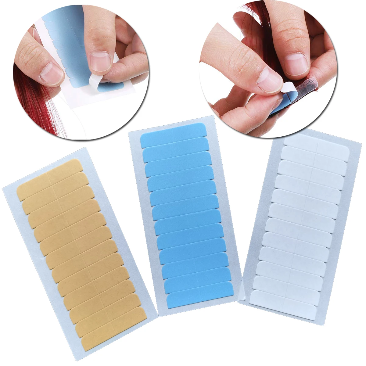 

5Pcs/Lot Super Tape Lace Wig Tape Waterproof Double Sided Hair Adhesive Tape Strips For Toupees/Lace Wigs
