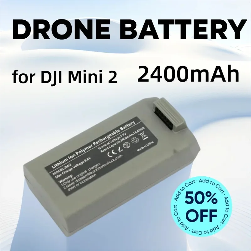 

2400mah for DJI Mini 2 Mini 2/4K/SE/2SE Intelligent Flight Drone Battery