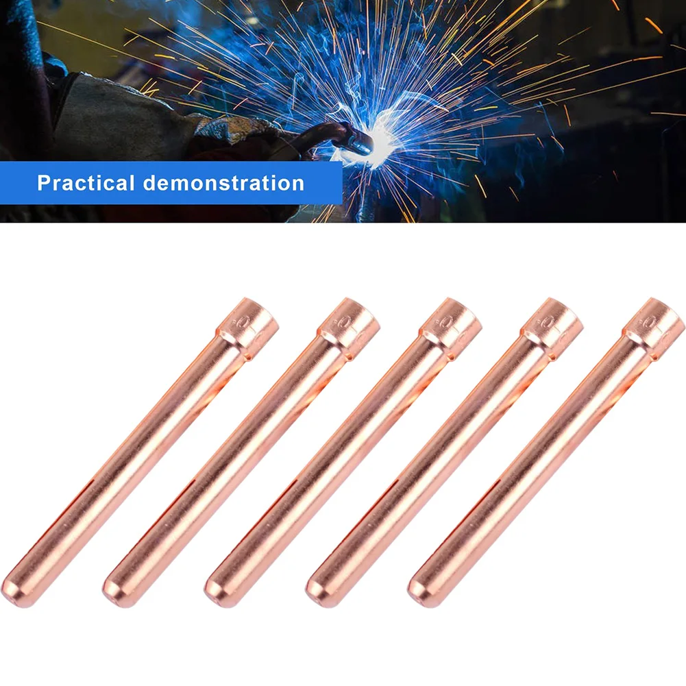 For WP17 WP18 WP26 Tig Welding Torch Consumable Chuck Copper Collet Body 1 0 3 2mm Sizes Excellent Conductivity