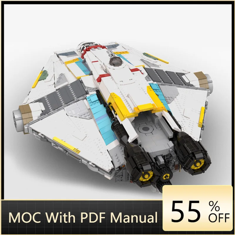 

4712 Parts MOC Star Battle Large Space Cargo Ship Model Building Blocks Bricks Creative Assembly Educational Toys Children Gifts