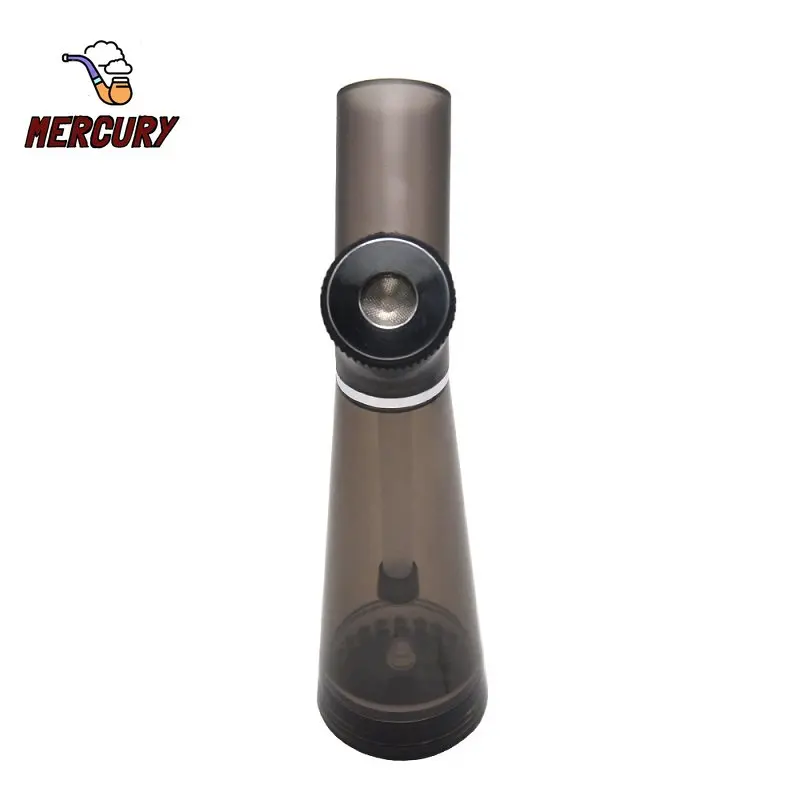 MERCURY 2 In1 Water Smoking Pipe Creative Acrylic Hookah Filter Pipes with Tobacco Grinder Crusher Grass for Smoking Accessories