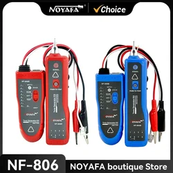 Noyafa NF-806 Detector de prueba de cables multipunción soporte rastro teléfono Lan buscador de cables probador de continuidad de cables mapa de cables