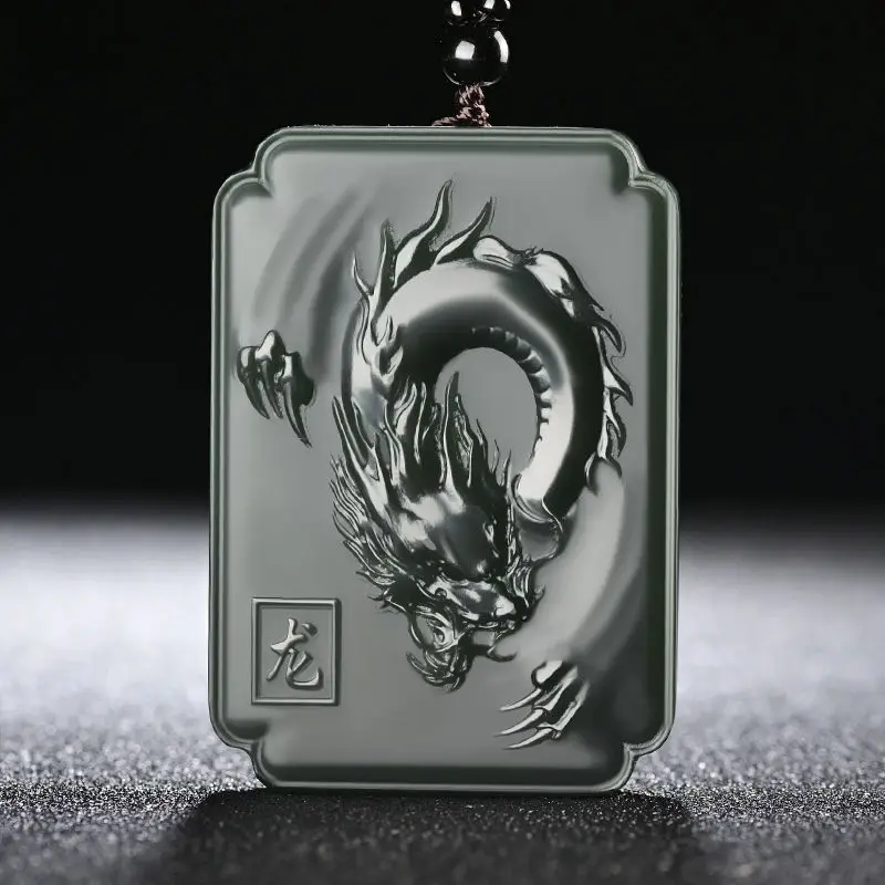 Exquisite jade new dragon brand (single-sided) same for men and women.