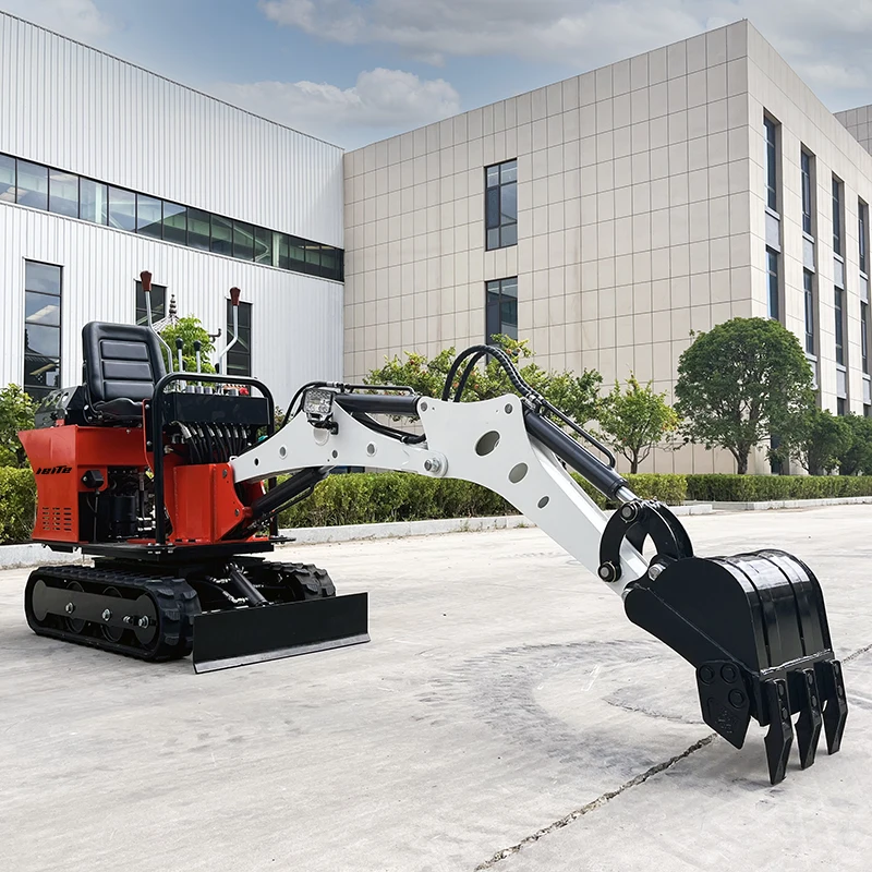 Customizable 800Kg 1 Ton Mini Excavator Small Digger Prominent High Efficiency Shipping Free Online Inquiry