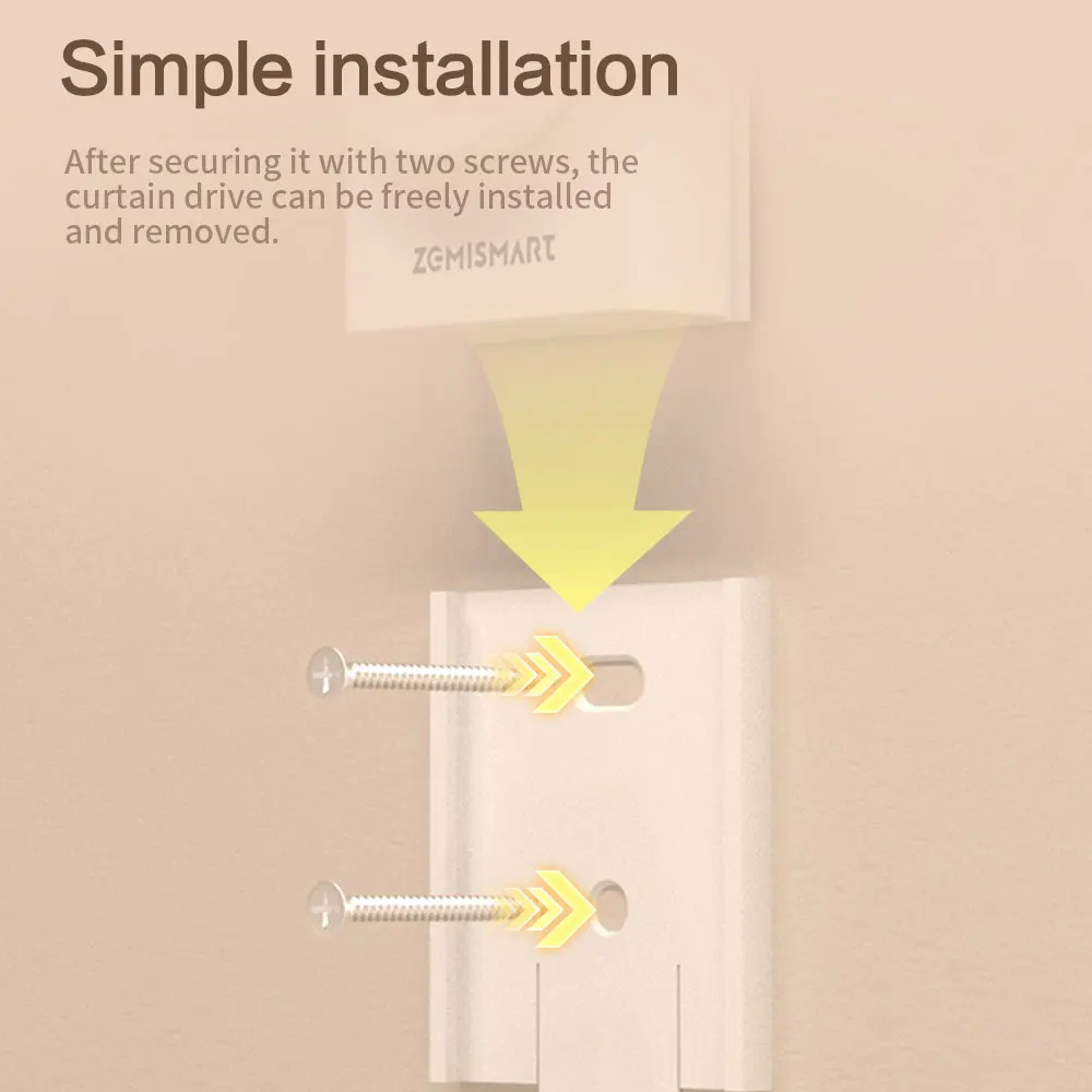 Zemismart Matter Thread Smart Roller Shade Driver Built-in Battery  Knob Control Work with Homekit Alexa Google Home Smartthings