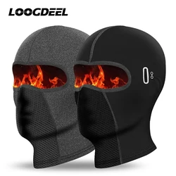 LOOGDEEL Cycling Balaclava Cold Resistant Scarf Bike Hat Men Windproof Warm Face Mask Outdoor Running Motorcycle Riding Headgear