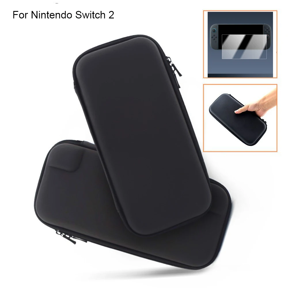 Custodia da trasporto per custodia NS2 con protezione per schermo in vetro temperato per accessori da gioco Switch2