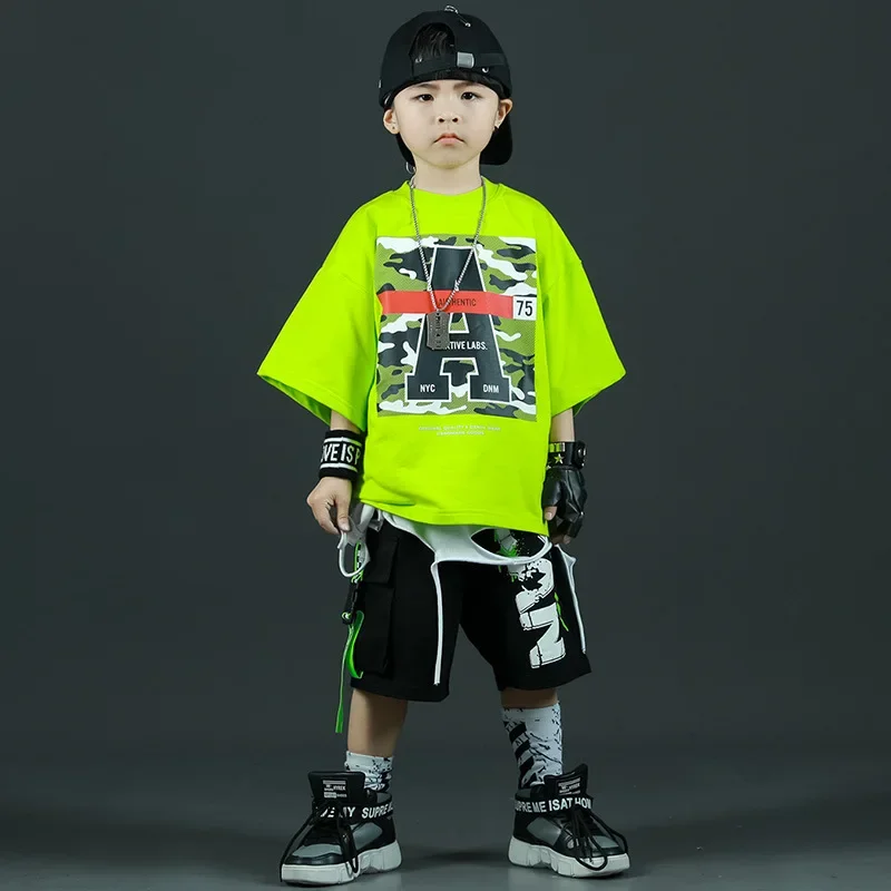 

Teen Boys Summer Sets New Children Streetwear Short Sleeve T Shirt + Shorts 2pcs Sports Suit Kids Casual Outfits 4 6 8 10 12 14Y