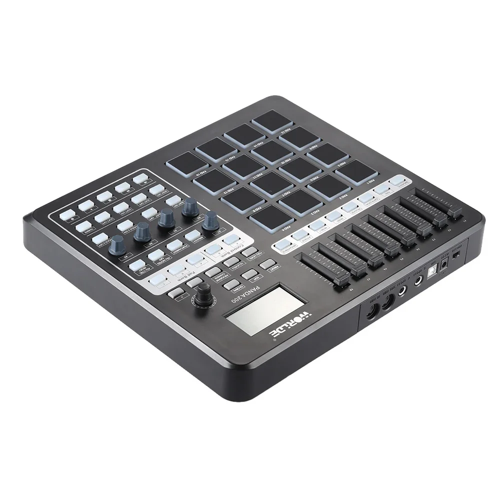 NEW World PANDA200 Portable USB MIDI Controller Keyboard Mini MIDI Pad Controller 16 drum pad with USB cable