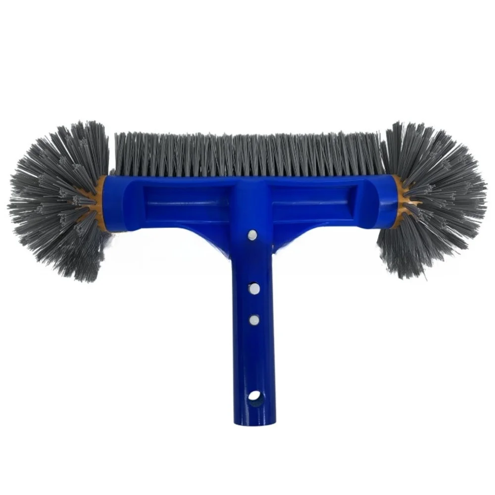 

Съемная ручка, усиленная 13-дюймовая щетка для бассейнов, усиленная щетка для чистки бассейнов, профессиональная щетка для тяжелых условий эксплуатации.