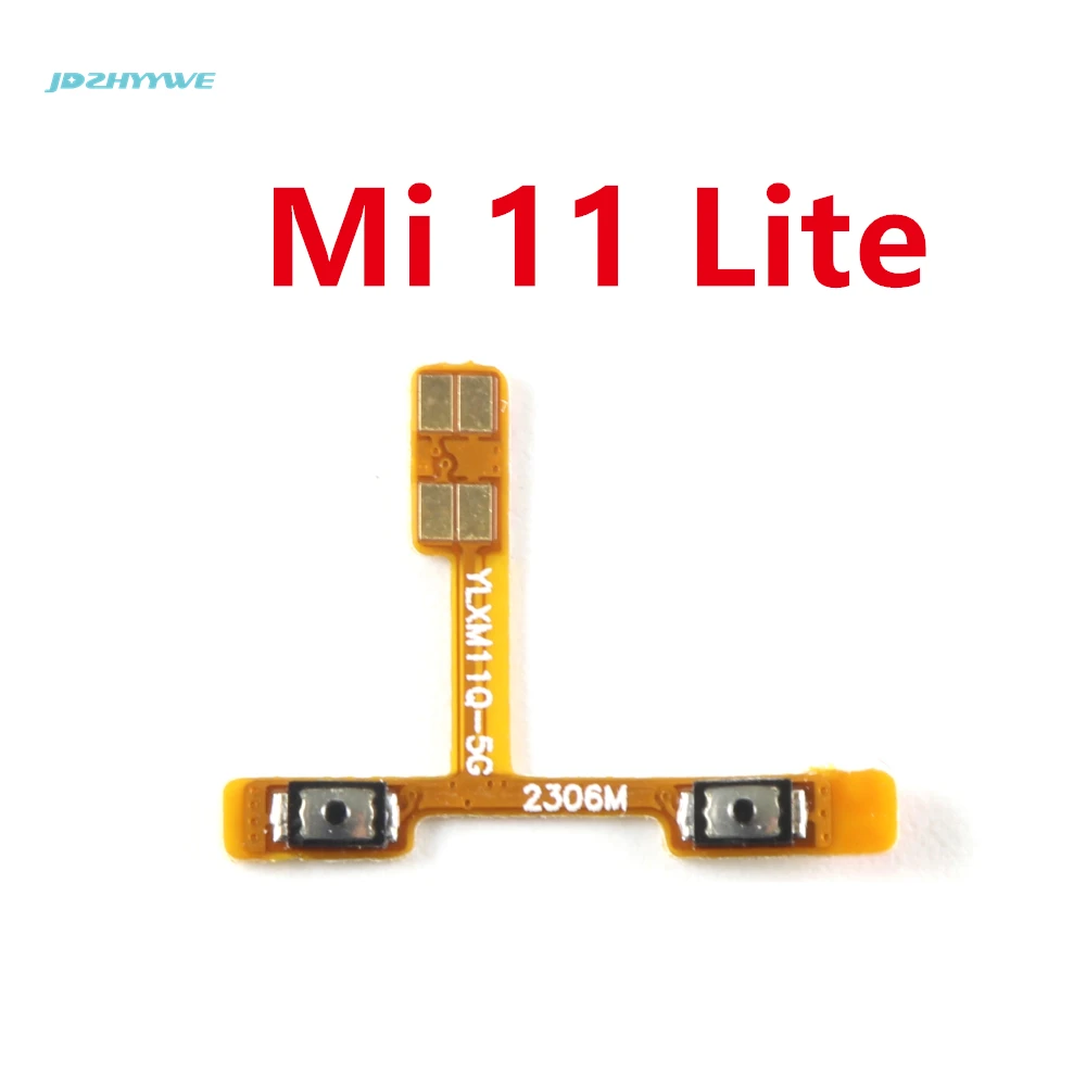 1PCS For Xiaomi Mi 11 10 5G 11 Lite Pro Ultra 11i 11T 10T Mute Side Button Original Key Switch Volume Power On Off Flex Cab