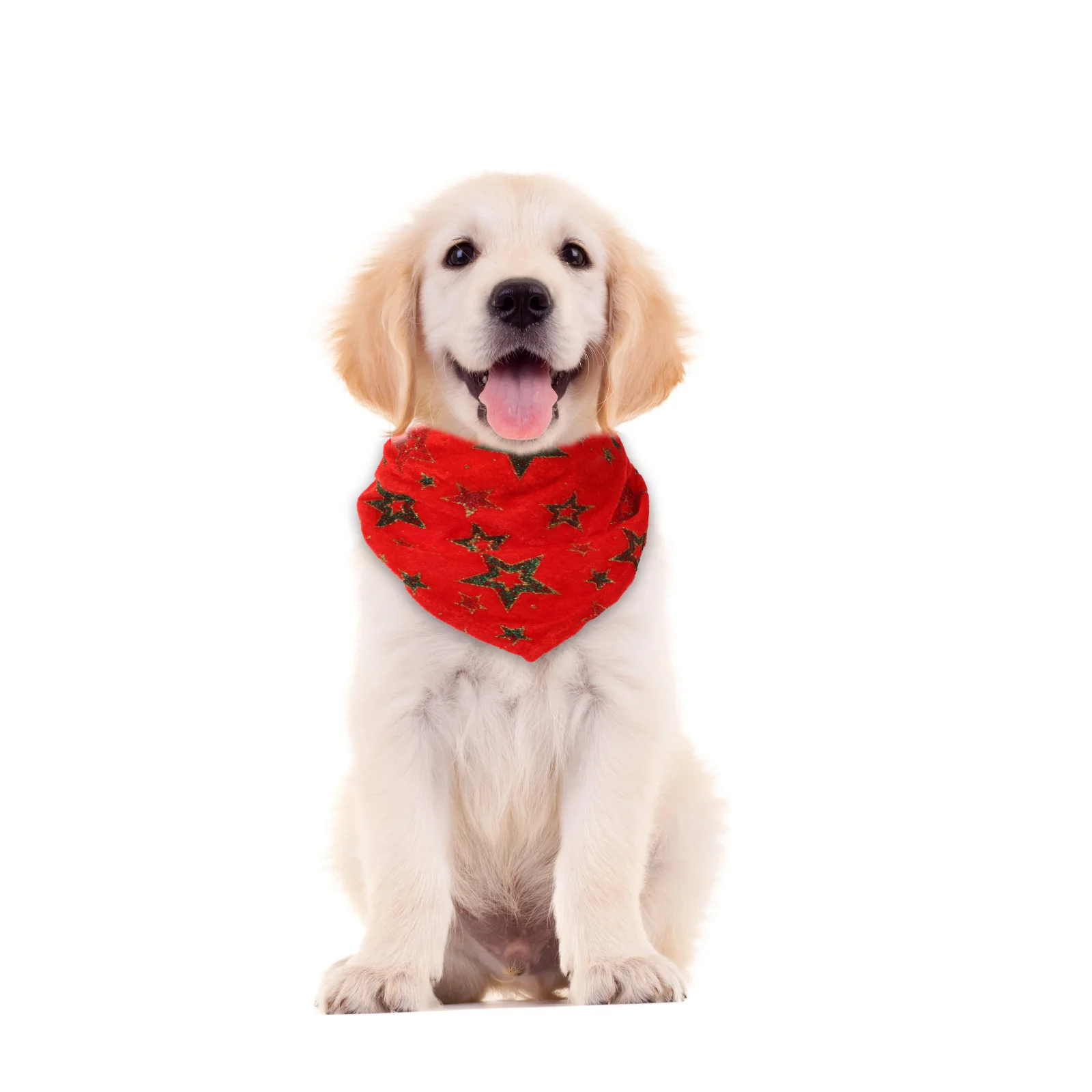 

Dog Pet Christmas Saliva Towel Soft Triangle Ornaments Bandana Scarf The Polyester Cat Bandanas