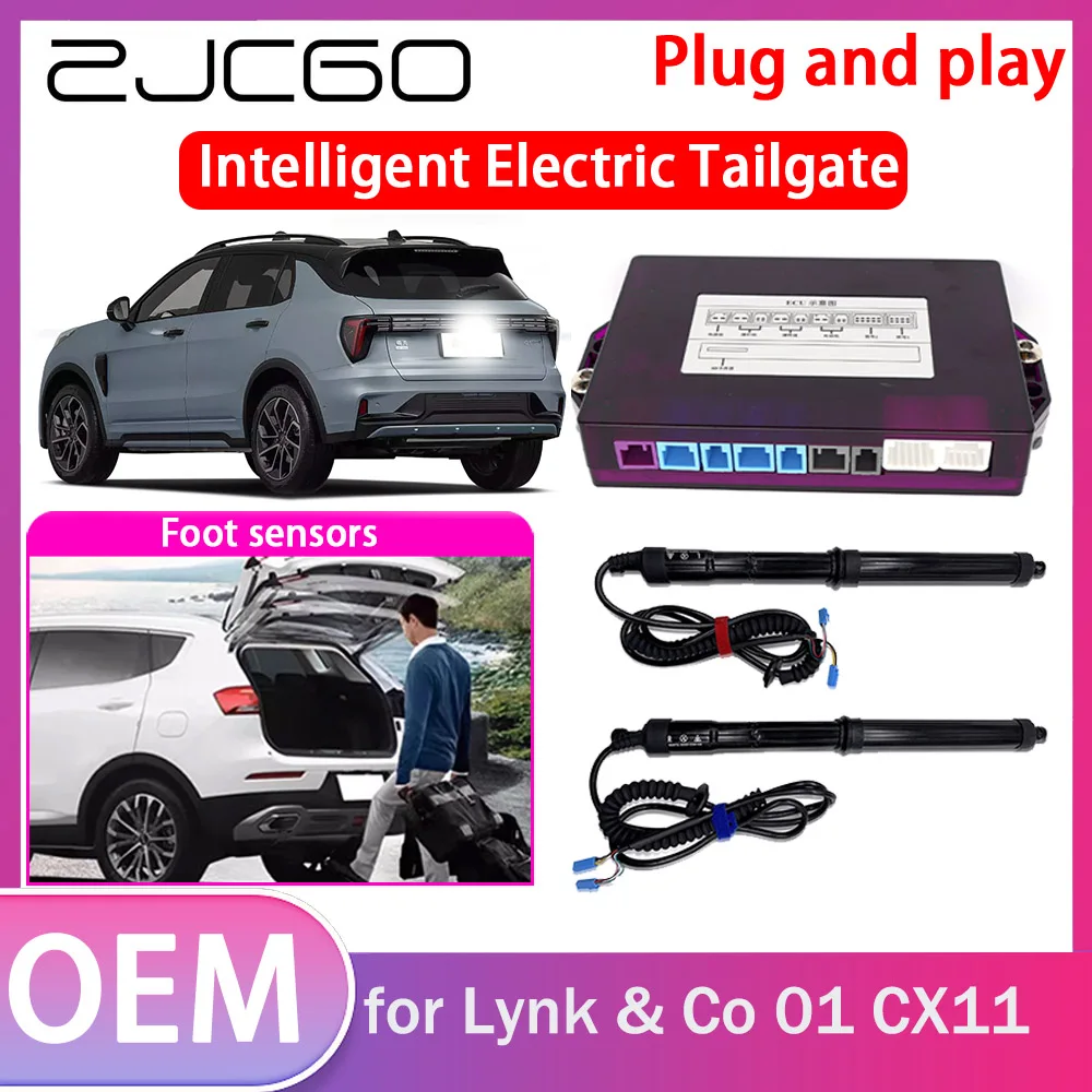 

ZJCGO Electric Tailgate Lift Drive Trunk Opening Tail Gate Lift Soft Close Car Door for Lynk & Co 01 CX11 2017~2023