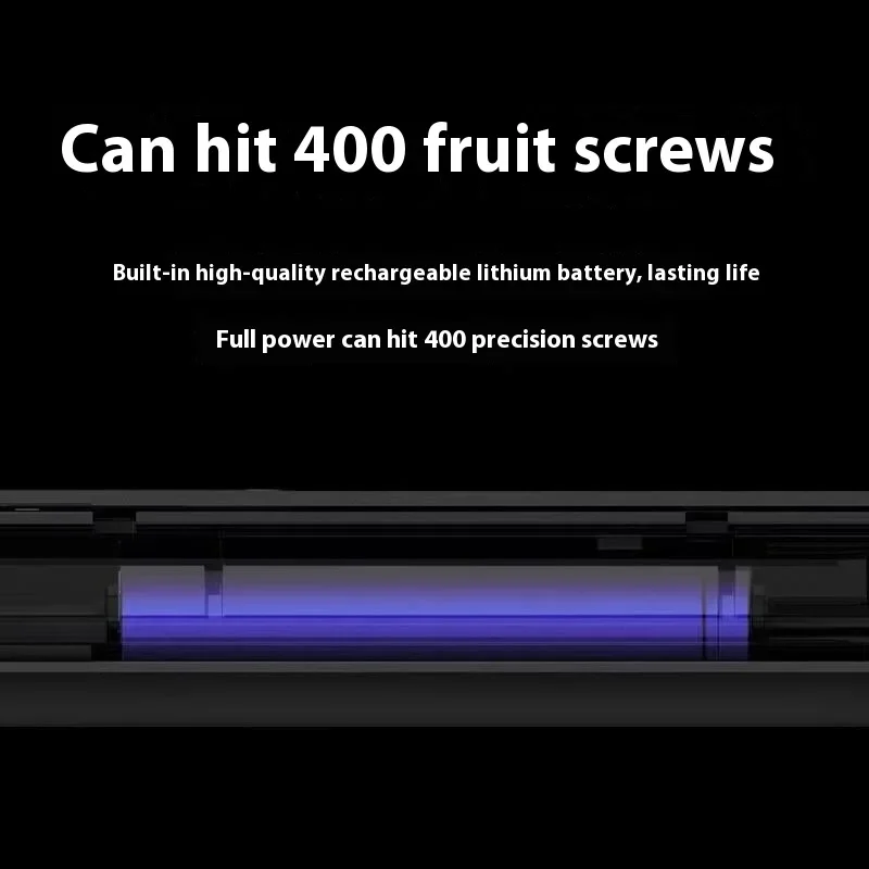 2025 طقم مفك براغي كهربائي جديد من النوع C قابل لإعادة الشحن 2 عزم دوران تروس 400 + برغي S2 لقمة دقيقة من الفولاذ MI xiaomi