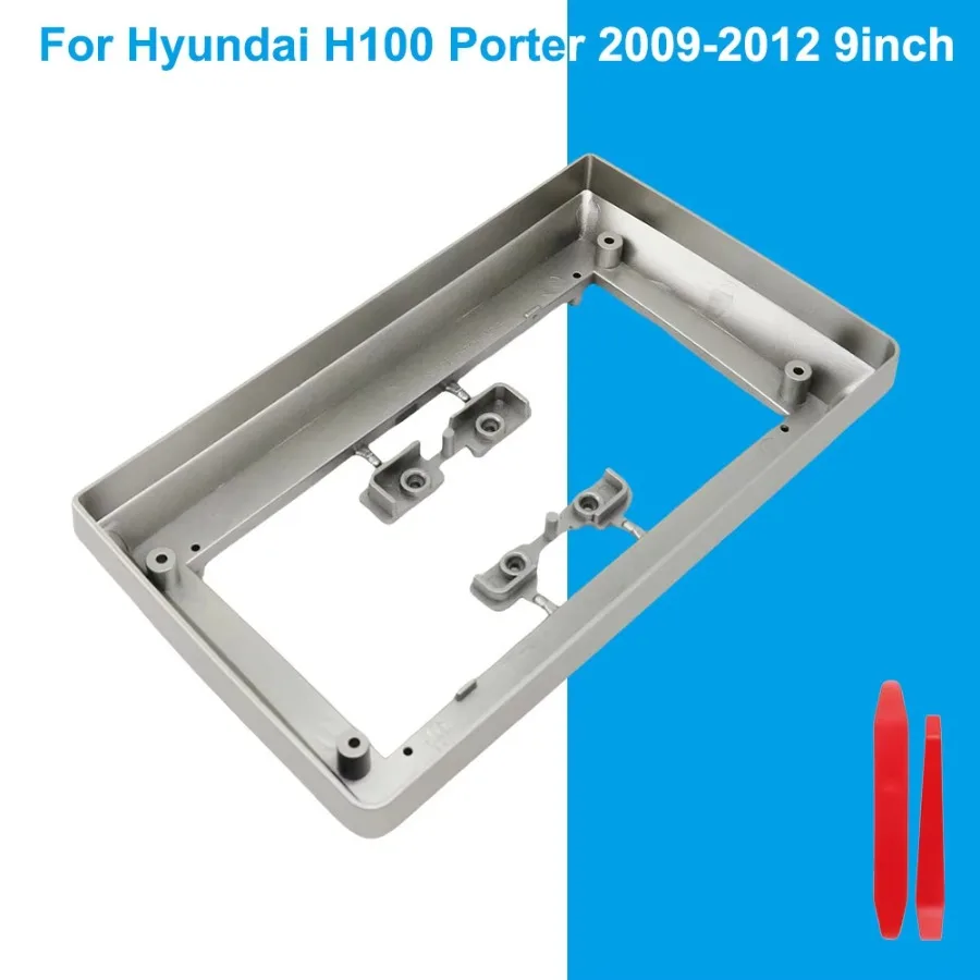 For Hyundai H100 Porter 2009-2012 9 Inch Car Radio Fascia Frame Dashboard Trim Panel Stereo Screen Mounting Kit