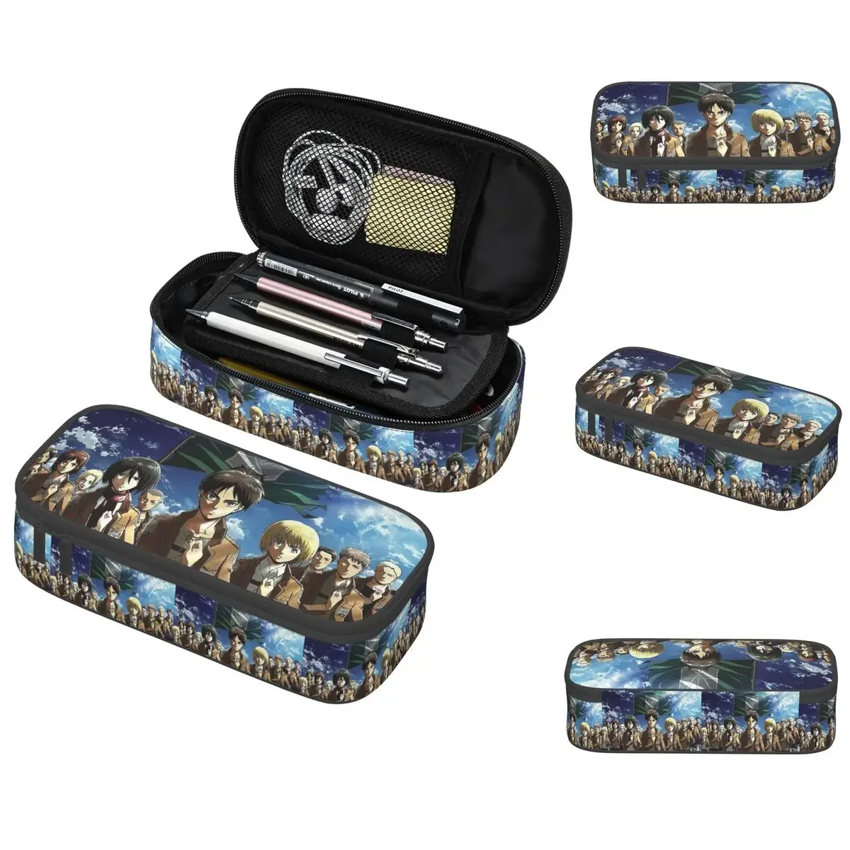 Attack On Titan Zeke Yeager Pencil Case for Kids Gifts Pen Box Pencil Bag Stationery Supplies Pen Holder Bag