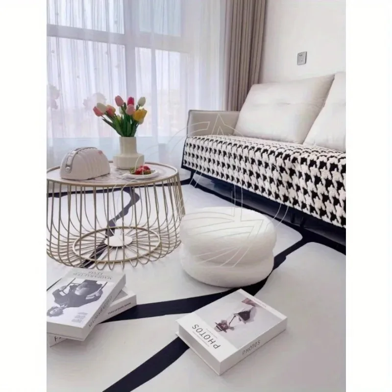 

Элегантный круглый маленький табурет: многофункциональное удобное сиденье для дома, офиса, гостиной