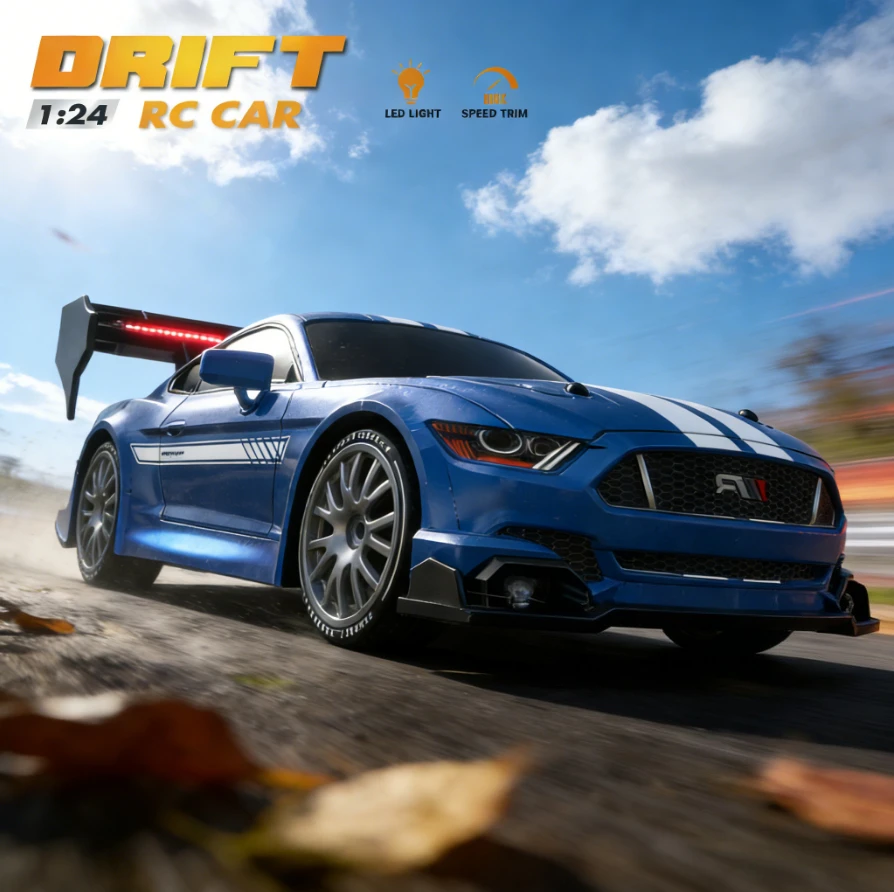 

1:24 Scale 4WD RC Drift Car Multiplayer Competitive Racing Remote Control Car Toy Gift for Boys Girls