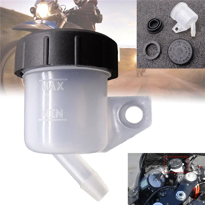 1pc Motorcycle Front Brake Fluid Oil Reservoir Tank Clear Cup for YAMAHA MT-01 2005-2012/YZF R1 R6 2005-2016 Moto Accessories