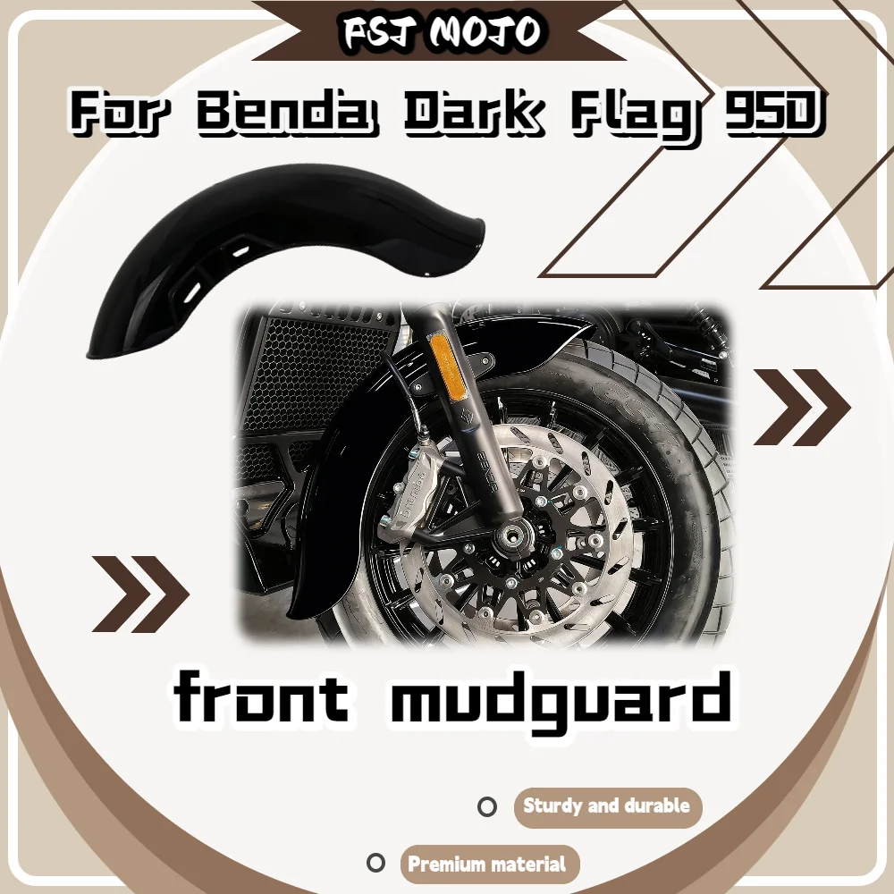 For Benda Dark Flag 950 Original Tooling Front Mudguard, Reinforced Splash Guard No Drilling Cruiser Parts
