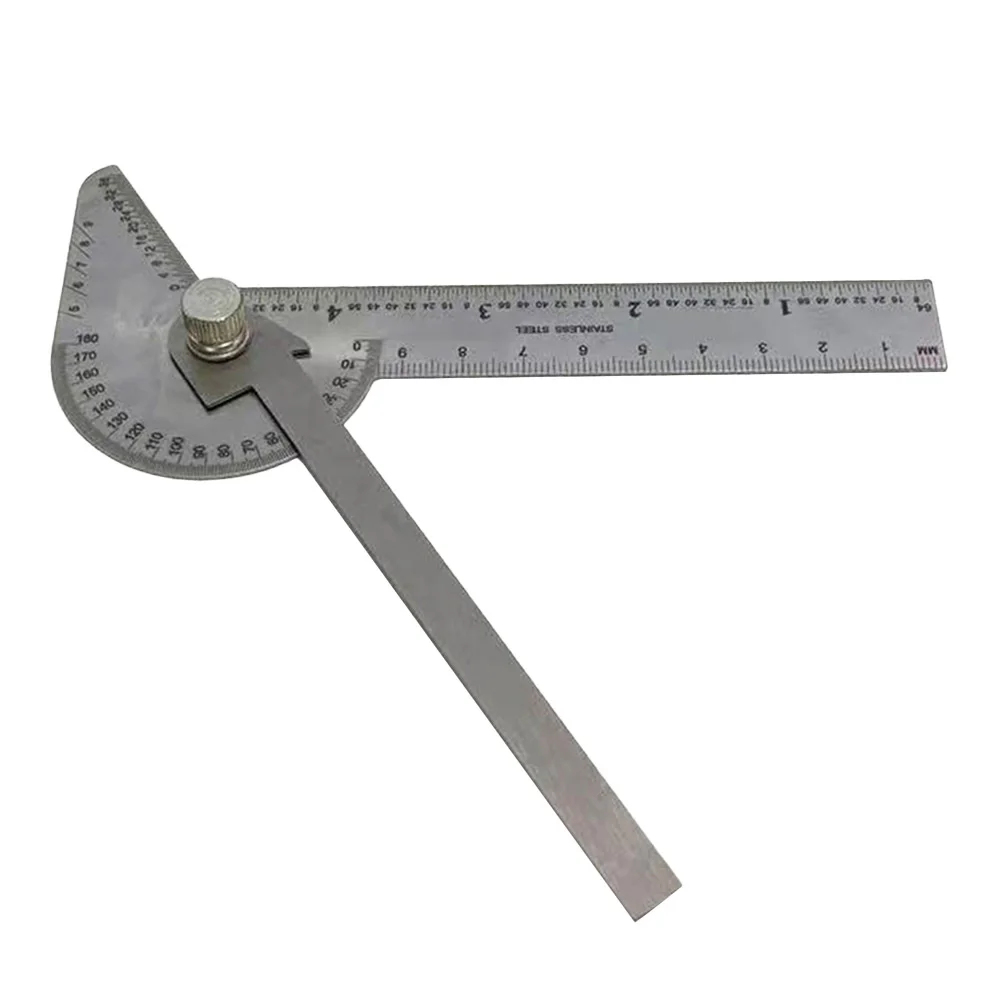 

1pc Multi-function Gauge Measuring Tools Square Rule Center Finder Divider Drill Point Gauge For Drill Tips