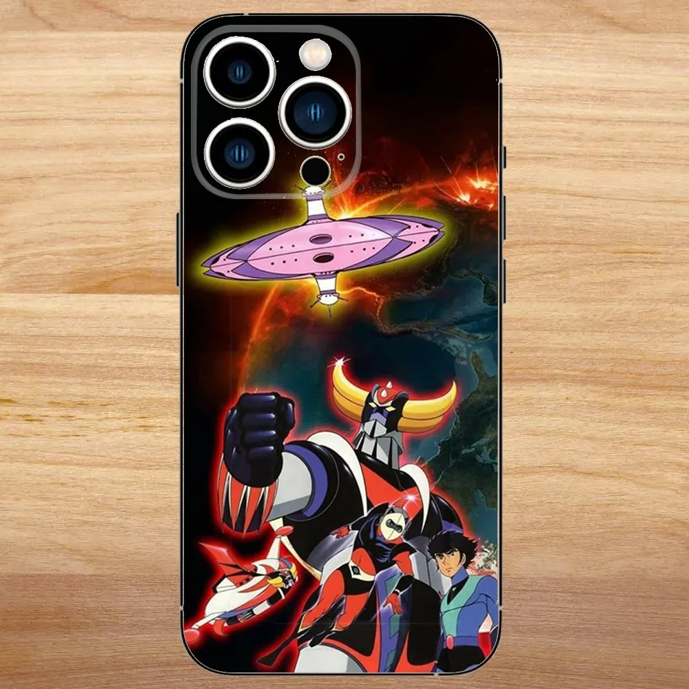 G-Goldorak UFO Robot Phone Case For iPhone15,14,13,12,11,Pro,Max,Plus,Mini,X,XS,XR,8,7,6,S,Plus,SE Soft Black Case