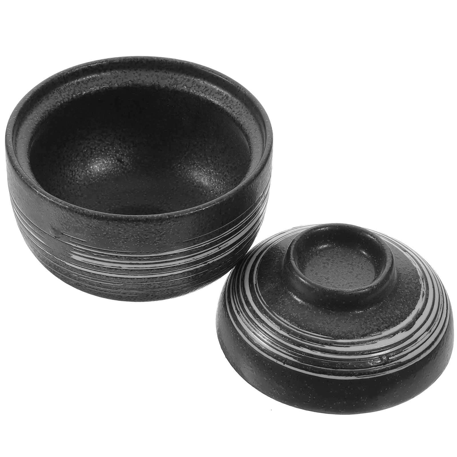 

Professional Ceramic Soup Bowl Japanese Style with Lid Multifunctional Household Kitchen Stew Noodle Serving Bowl Microwave Safe