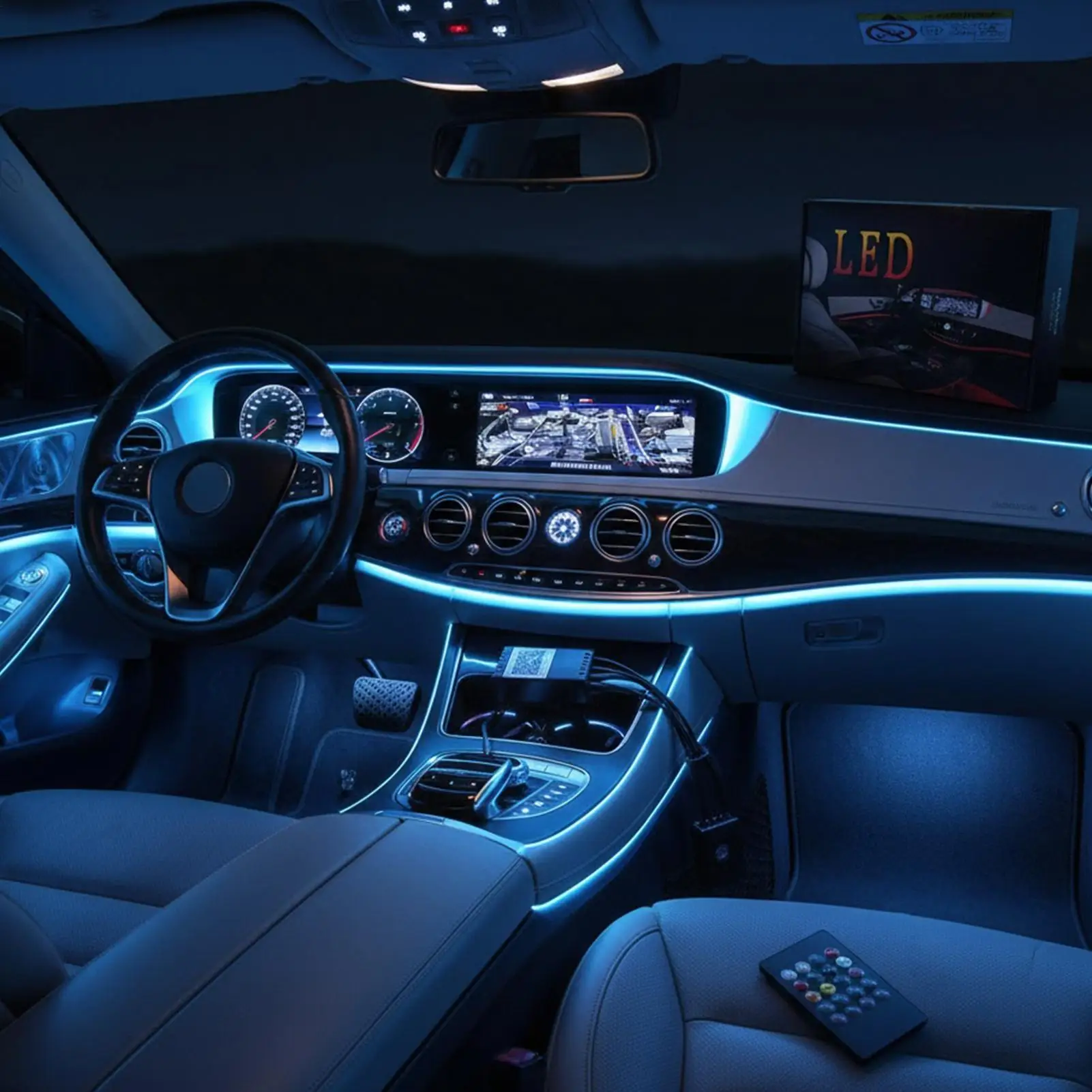 

LED Strip Lights for Trucks 26.25ft APP Control Ambient Lighting Car Interior LED Strip for Men Women Truck Trailer Vehicles