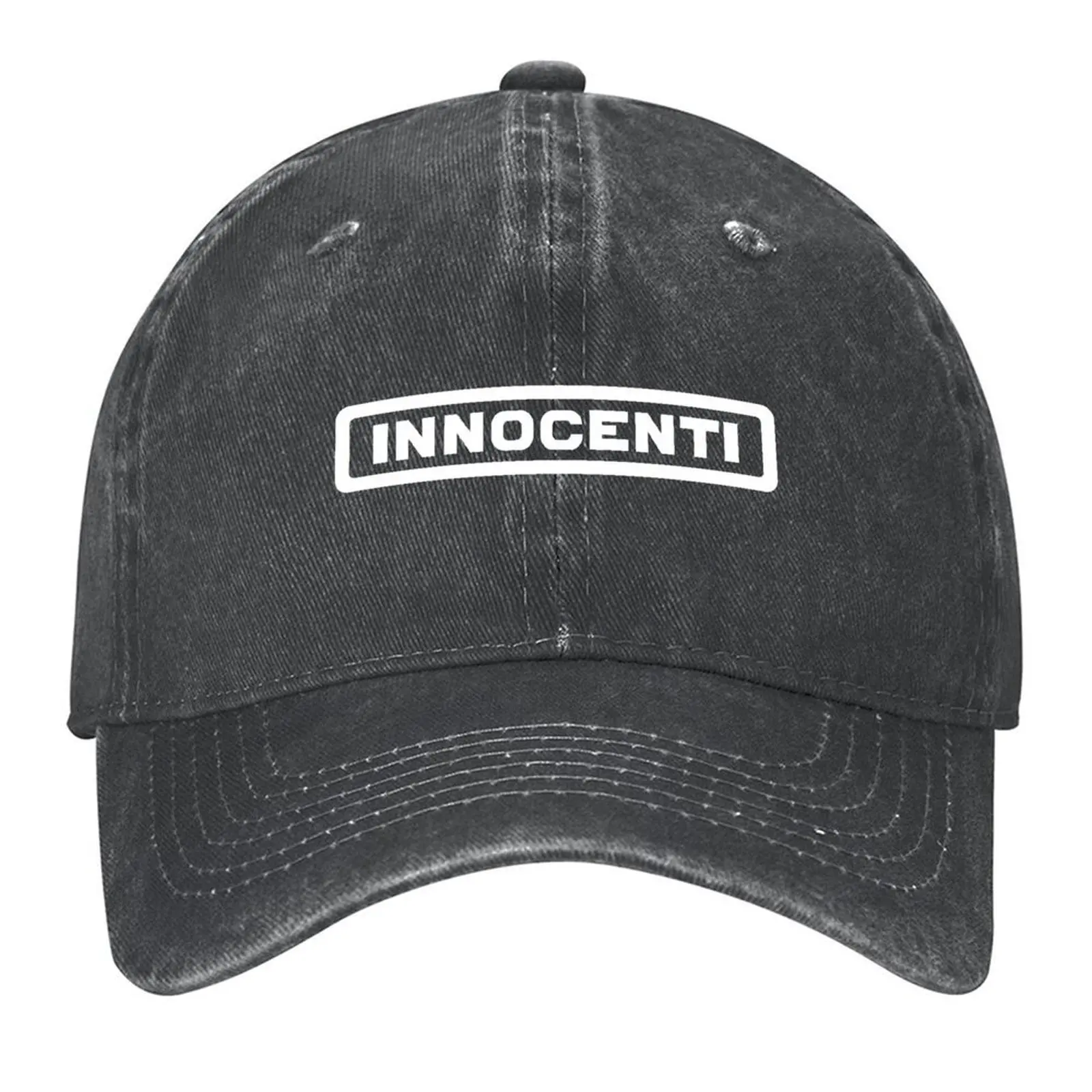 

Vintage Innocenti logo 1960-70's - Innocenti Mini, Lambretta - white print Baseball Cap |-F-| For Man Women's