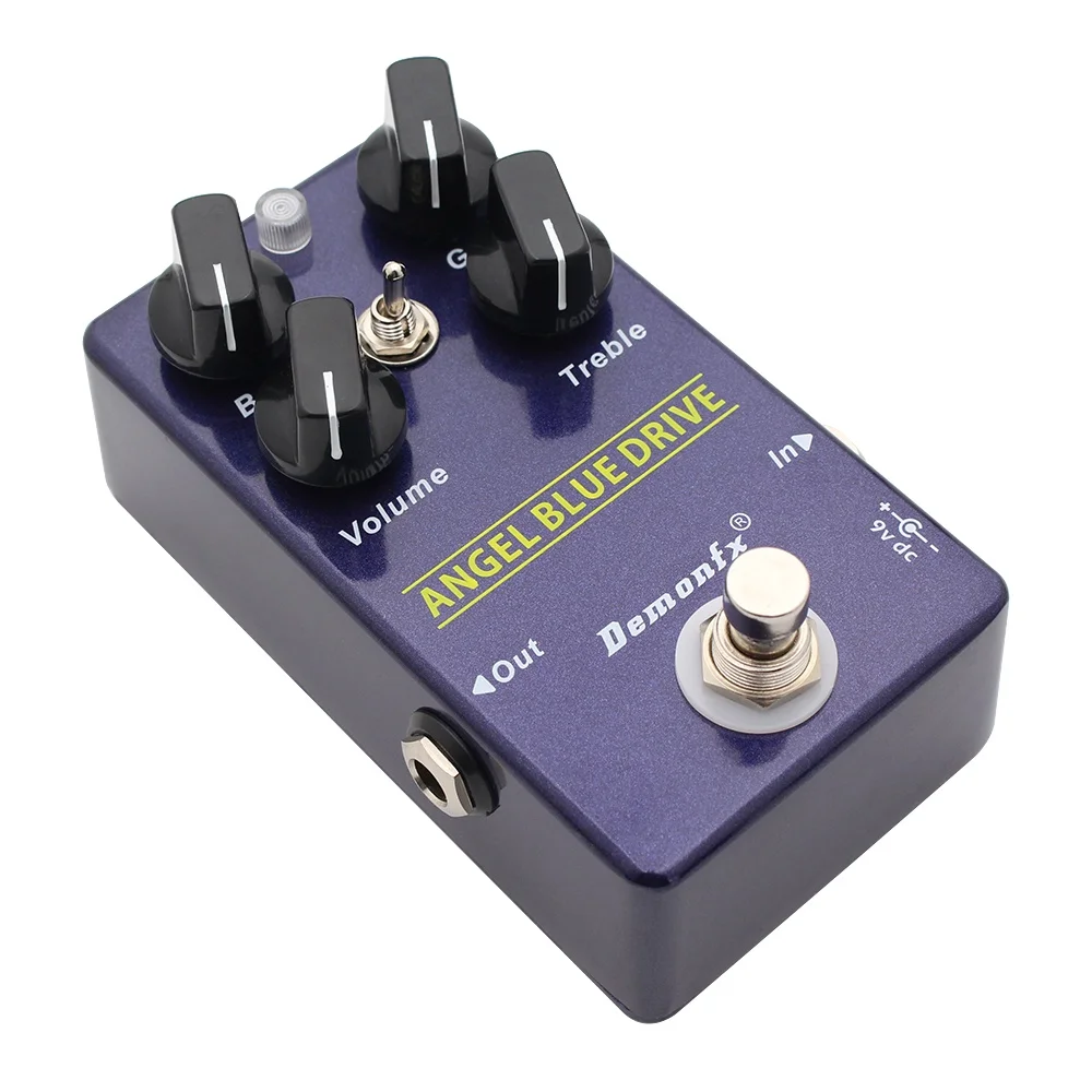 Demonfx ANGEL BLUE DRIVE Guitar Effect Pedal Overdrive With Two mode Toggle Switch Clone TIMMY Overdrive V2.0