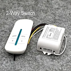 AC 220V RF Remote Control 2 Way Relay Wireless Remote Switch Transmitter Smart Fan Controllor Switch for Light Bulb