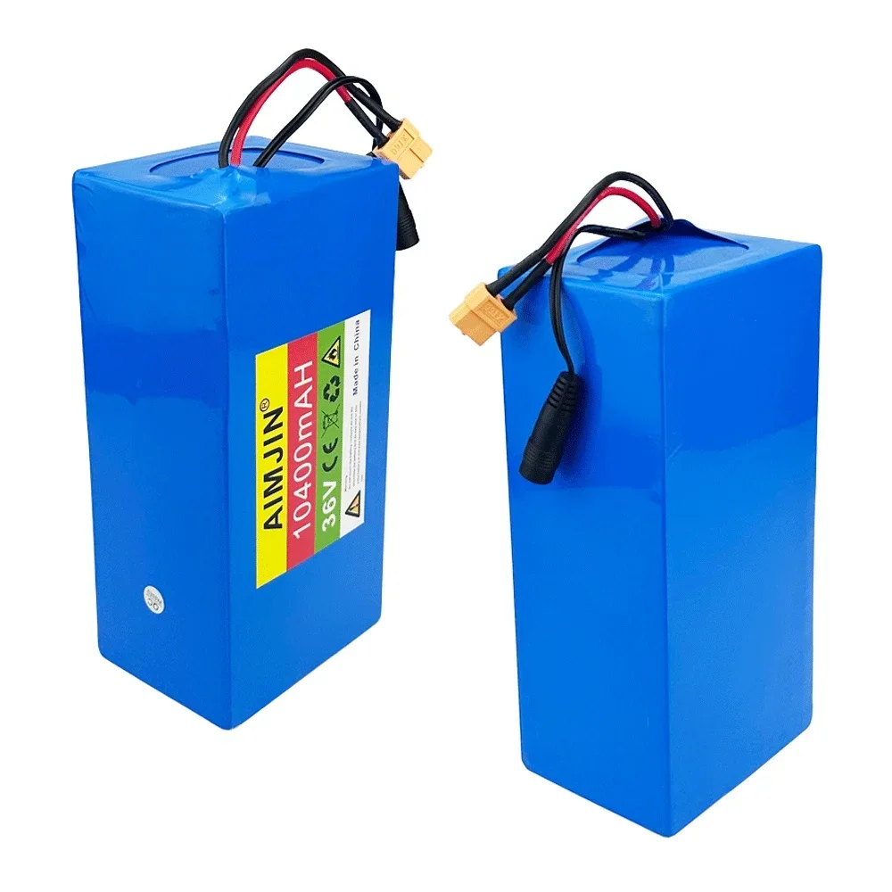 36V 10400mAh 10S4P Lithium Battery 18650 Battery Pack 36V 110Ah Electric Scooter Electric Scooter Battery+42V 2A Charger